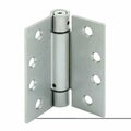 Prime-Line Door Hinge Commercial UL Adjust Self-Close, 4 in. w/ Square Corners, Satin Nickel Finish 3 Pack U 1158353